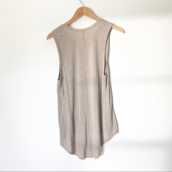 The Classic Cow Skull Sleeveless High-Low Top - S - Picture 2 of 5